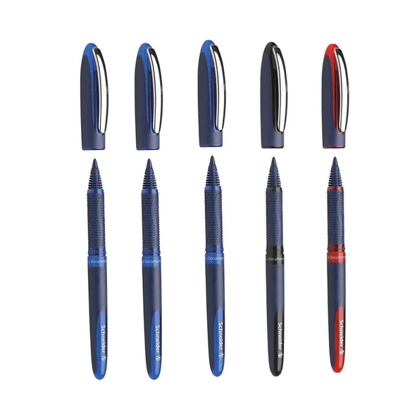 Schneider One Business 0,6 Mm Roller İmza Kalemi 3 Mavi 1 Siyah 1 Kırmızı ürün görseli 1