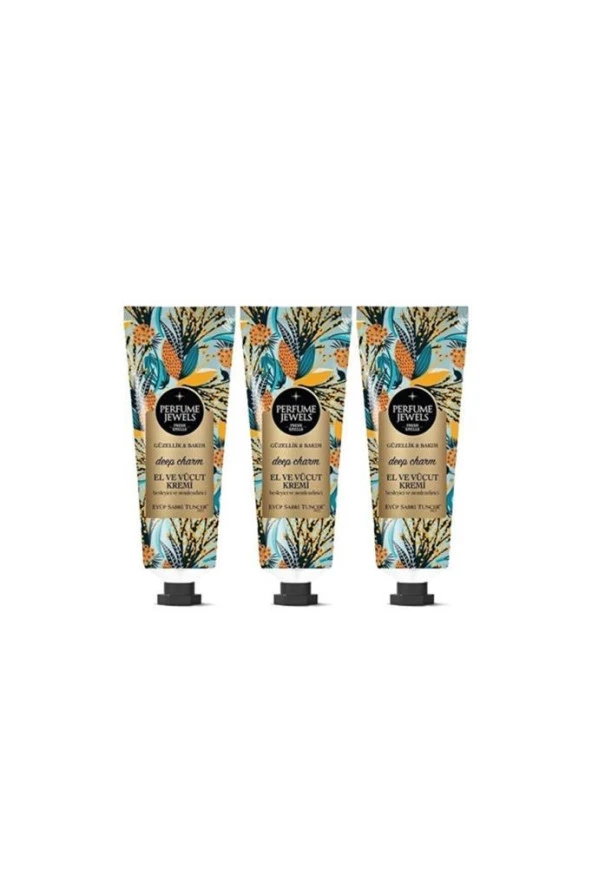 Eyüp Sabri Tuncer Perfume Jewels Deep Charm El Kremi 50ML x 3 Adet ürün görseli 1