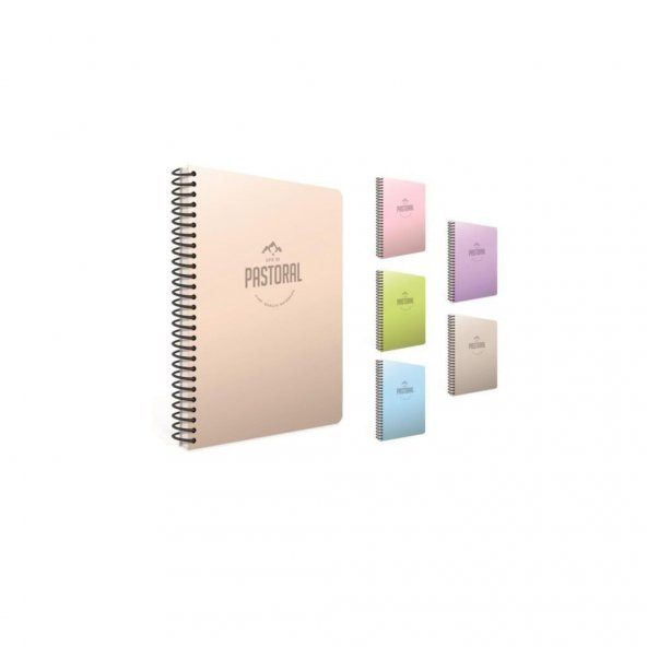 Gıpta Pastoral 72 Yp. A4 Spiralli Pp. Kapak Defter Çizgili (4 Lü Paket) 3241 ürün görseli 1