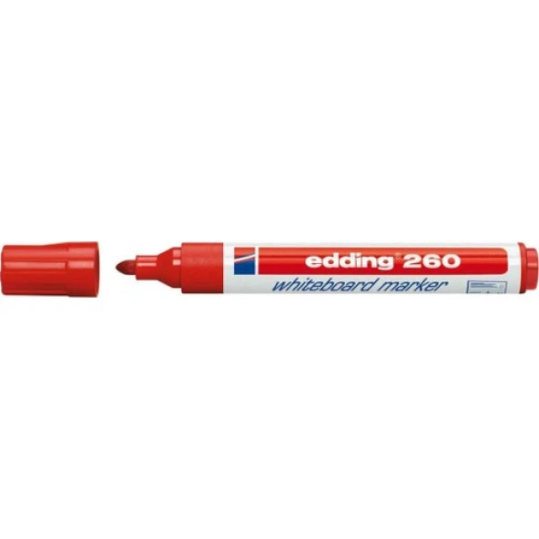 Edding 260 Beyaz Tahta Kalemi - Kırmızı ürün görseli 1