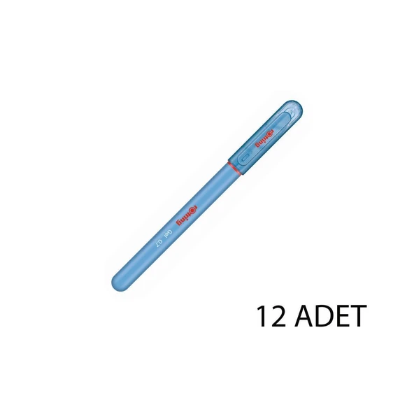 Rotring Jel Mürekkepli Tükenmez Kalem Açık Mavi 12'li ürün görseli 1