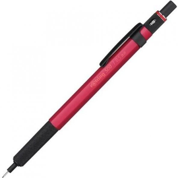 Rotring 500 Mekanik Uçlu Kurşun Kalem Kırmızı 0.5 mm ürün görseli 1