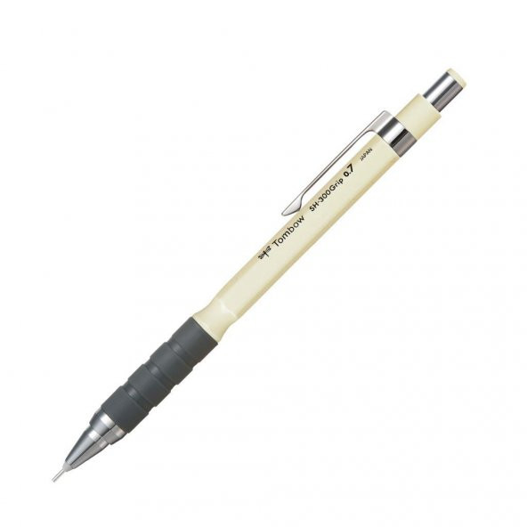 Tombow SH-300 Grip Pastel Mekanik Uçlu Versatil-Kurşun Kalem 0.7 mm Vanilya Sarısı ürün görseli 1