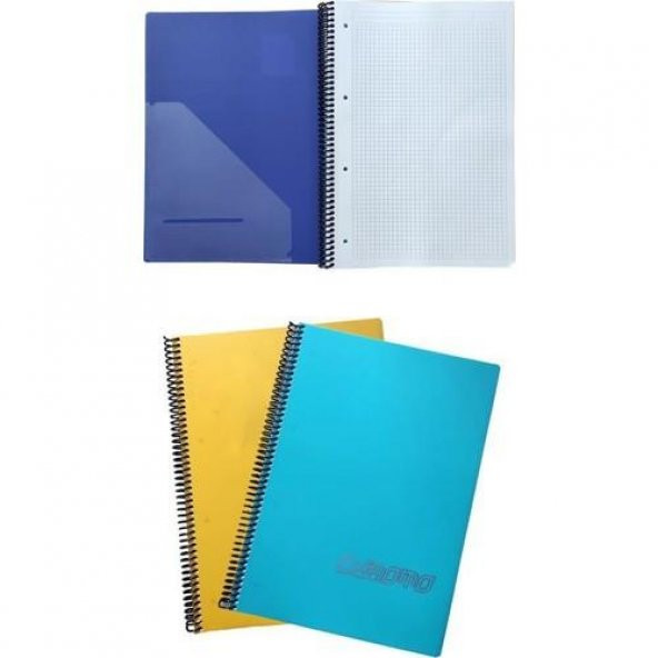 Gıpta Chromo 120 Yp. A4 Spiralli Pp. Kapak Defter Çizgili 2Lİ ürün görseli 1