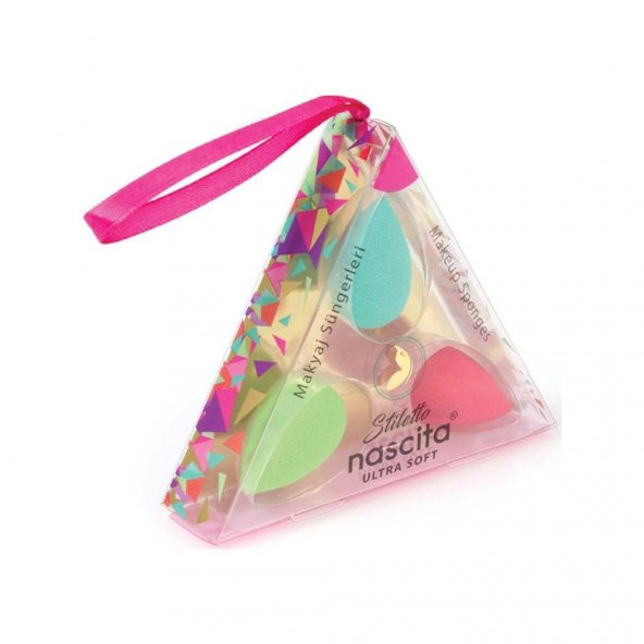 Nascita Stiletto 3 Parça Mini Sponge Set - Resim 2
