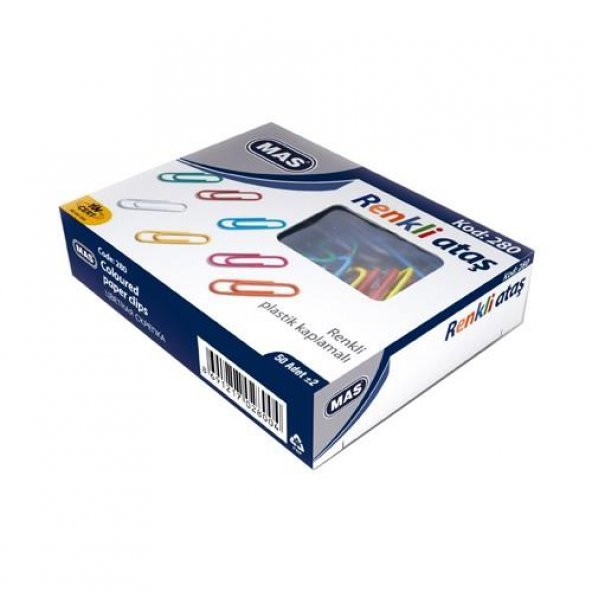 Mas 280 PLS Renkli Ataç ( Pvc Kaplı ) 28 Mm ürün görseli 1