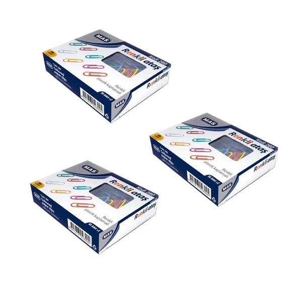 Mas 280 PLS Renkli Ataç ( Pvc Kaplı ) 28 Mm 3 Adet ürün görseli 1