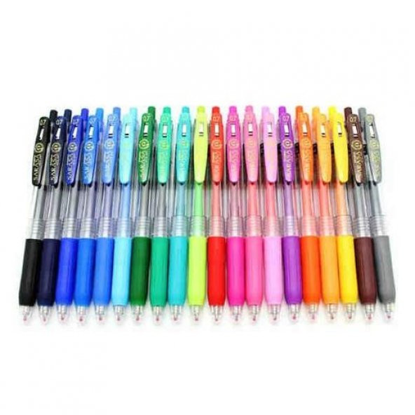 Zebra Sarasa Clip Jel Mürekkepli Roller, Basmalı, 0.7Mm, 20Li Set Src-0.7-20C ürün görseli 1