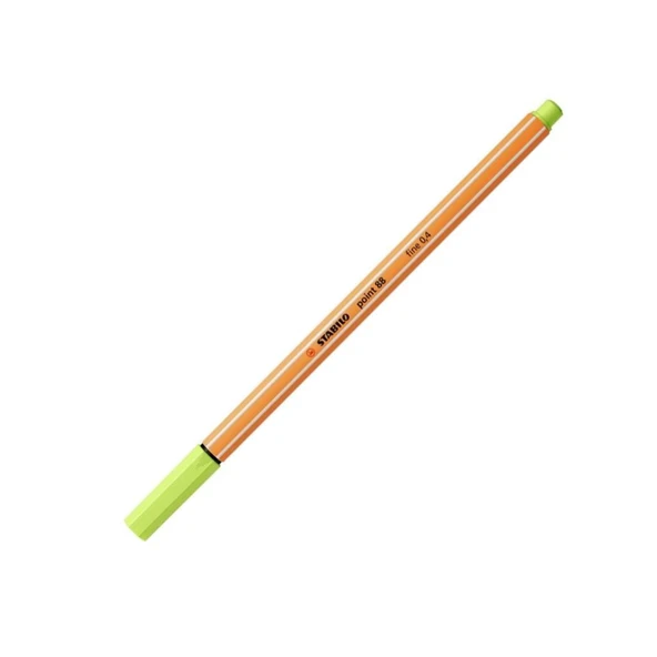 Stabilo Point 88-14 Ince Uçlu Keçeli Kalem 0,4 mm - LİME YEŞİLİ ürün görseli 1