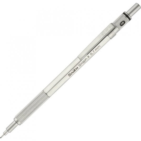 Scrikss Graph-X Metal Versatil Kalem 0.7 Mm Seten Gri ürün görseli 1