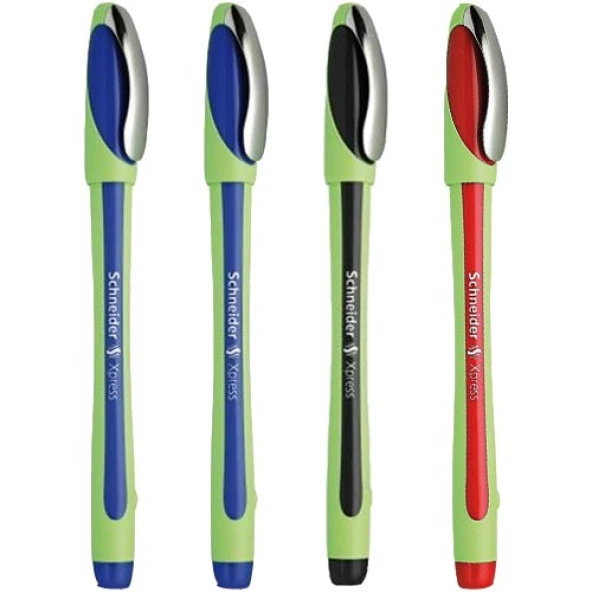 Schneider Xpress 0,8 mm Fiber Uçlu Kalem 2 Mavi 1 Siyah 1 Kırmızı ürün görseli 1