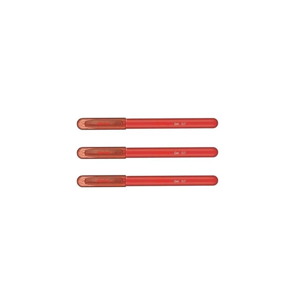 Rotring Jel Mürekkepli Tükenmez Kalem Kırmızı 3 Adet ürün görseli 1