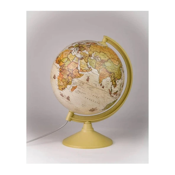 Gürbüz 26 Cm Işıklı Antik Küre 44261 YENİ ürün görseli 1