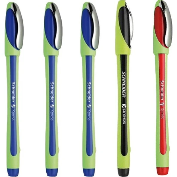 Schneider Xpress 0,8 mm Fiber Uçlu Kalem 3 Mavi 1 Siyah 1 Kırmızı ürün görseli 1