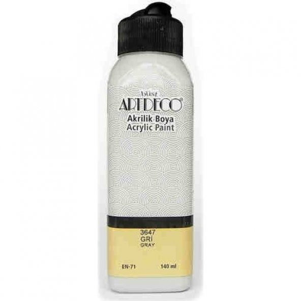 Artdeco Akrilik Boya 140 Ml Gri ürün görseli 1