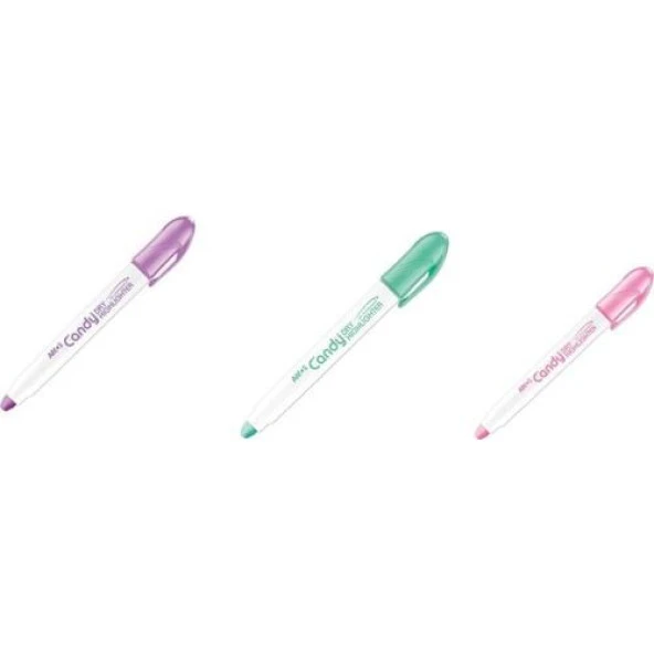 Amos Candy Jel Fosforlu Kalem Pastel Renkler 3 Renk ürün görseli 1