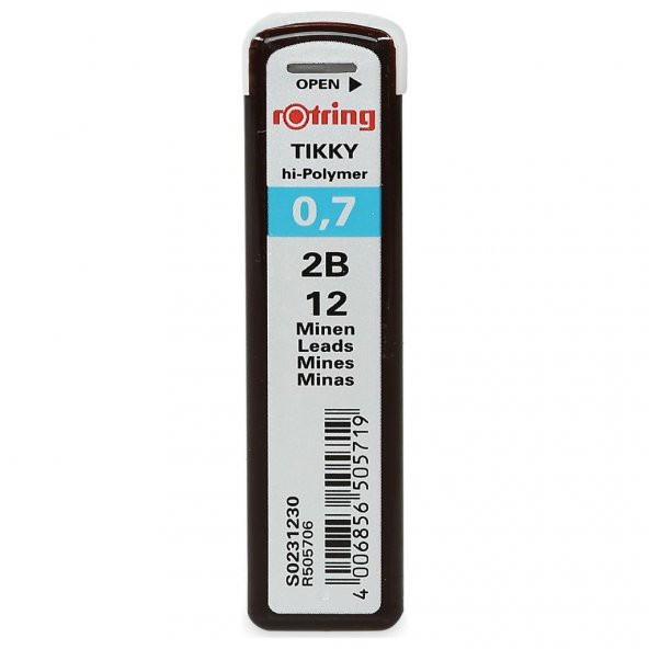 Rotring Min Hi-Polymer Uç 2B 0.7 mm S0231230 ürün görseli 1