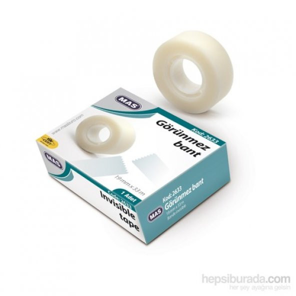Mas Görünmez Bant 19Mm-3M 2633 ürün görseli 1