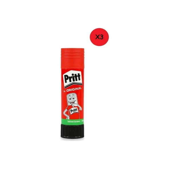 Pritt Yapıştırıcı stick 43 Gr 3 Adet ürün görseli 1