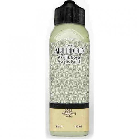 Artdeco Akrilik Boya 140 Ml Adaçayı Y-070R-3022 ürün görseli 1