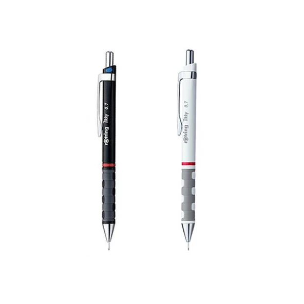 Rotring Tikky Versatil Kalem 0.7 Mm Siyah - Beyaz ürün görseli 1