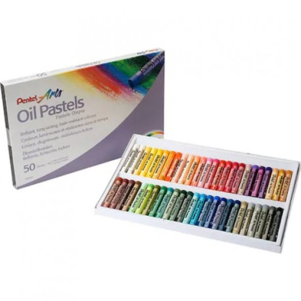 Pentel Yağlı Pastel Phn50 50 Renk ürün görseli 1
