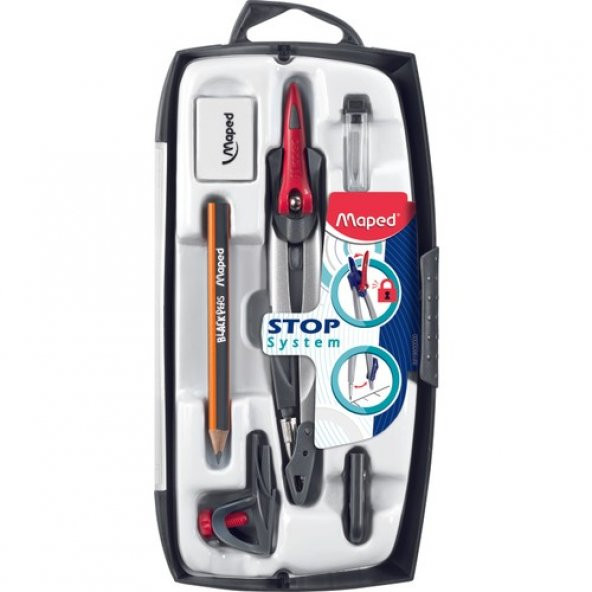 Maped Pergel Seti Stop Sistem 7Li 196102 ürün görseli 1