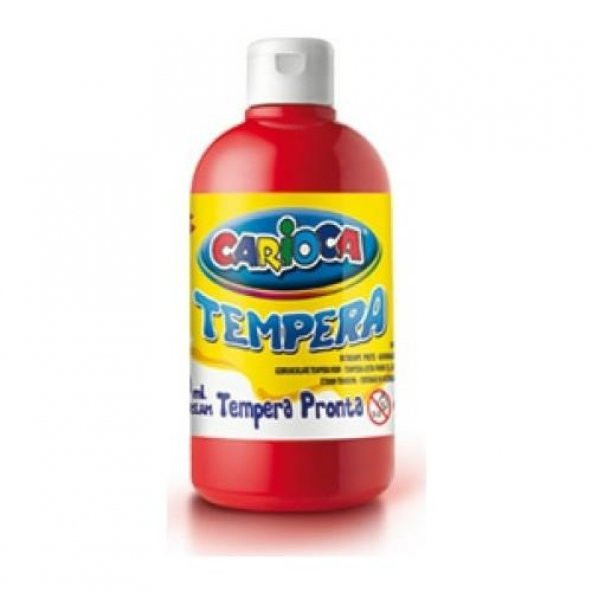 Carioca Tempera Suluboya Süper Yikanabilir Kırmızı 500 Ml. ürün görseli 1