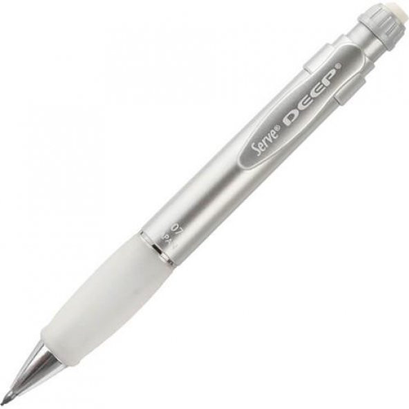 Serve Deep Mekanik Uçlu Kalem 0.7 mm Metalik Gri ürün görseli 1