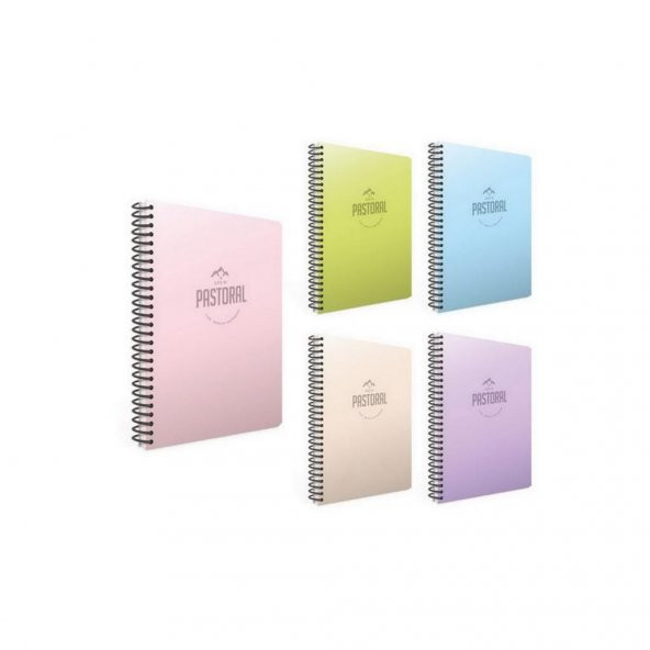 Gıpta Pastoral 120 Yp. A4 Spiralli Pp. Kapak Defter 3 Kareli + 2 Çizgili ürün görseli 1