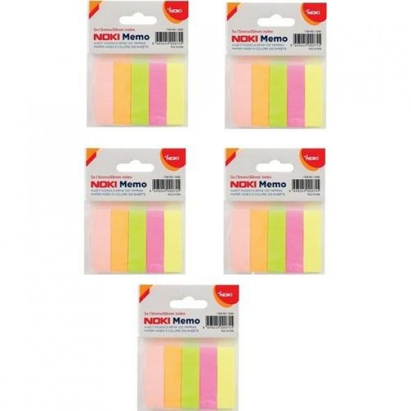 Noki İndeks 5 Renk 100Yp 5li Paket ürün görseli 1