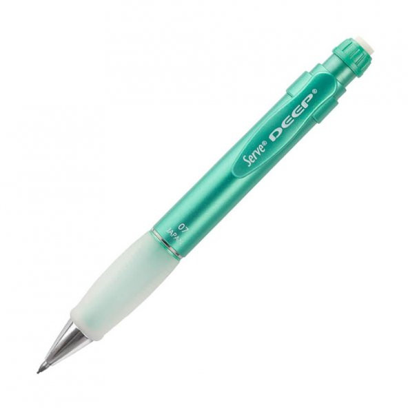Serve Deep Mekanik Uçlu Kalem 0.7 mm Metalik Yeşil ürün görseli 1
