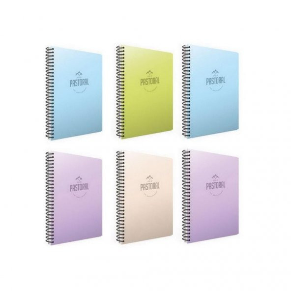 Gıpta Pastoral 60 Yp. A4 Spiralli Pp. Kapak Defter 3 Kareli + 3 Çizgili ürün görseli 1