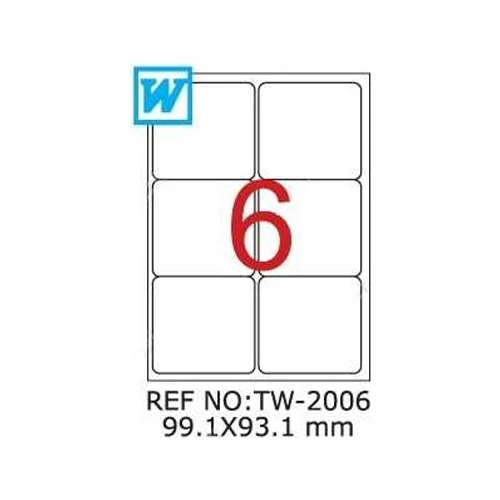 Tanex 99,1X93,1 Mm Laser Etiket Tw-2006 ürün görseli 1
