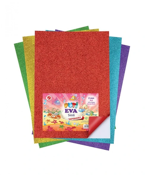 Puti Yapışkanlı Simli Eva Eva 10 Renk Set / 1147 ürün görseli 1