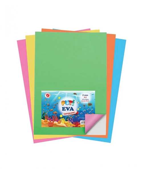 Puti YAPIŞKANLI Eva Eva 10 Renk Set / 1123 ürün görseli 1