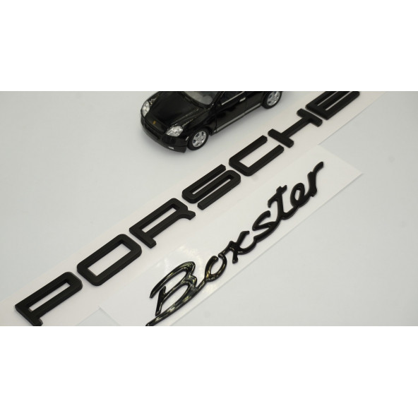 Porsche Boxster Bagaj 3M 3D ABS Yazı Logo Amblem Seti ürün görseli 1