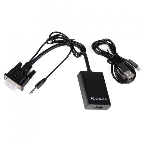 VGA Giriş - HDMI Çıkış Çevirici Kablo ürün görseli 1