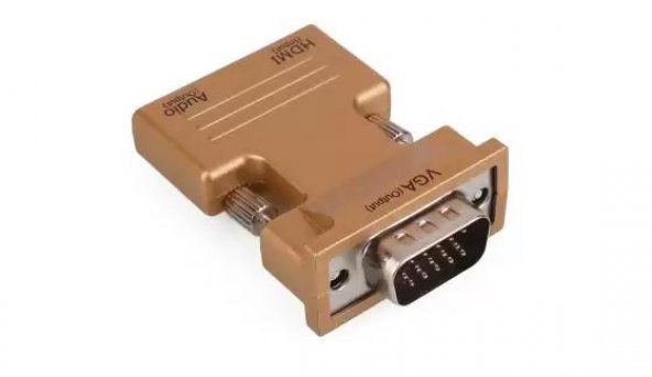 HDMI to VGA Kablosuz Ses Çıkışlı Çevirici Aparat ürün görseli 1