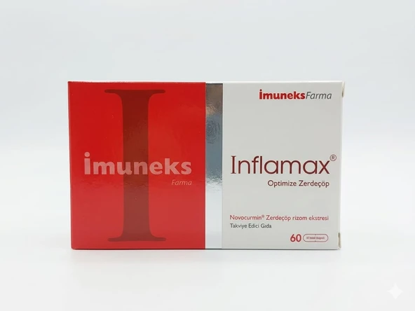 İmuneks İnflamax Optimize Zerdeçöp Curcumin 60 Kapsül ürün görseli 1