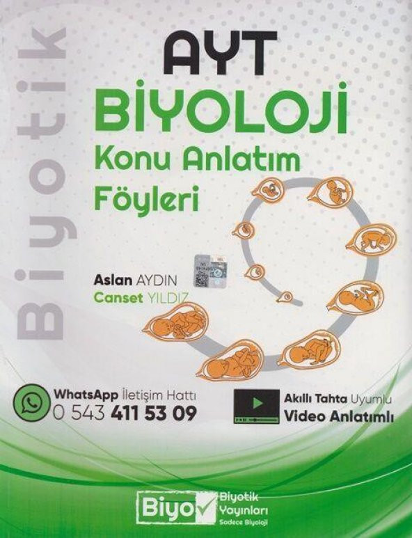 Ayt Biyoloji Konu Anlatım Föyleri Biyotik Yayınları ürün görseli 1