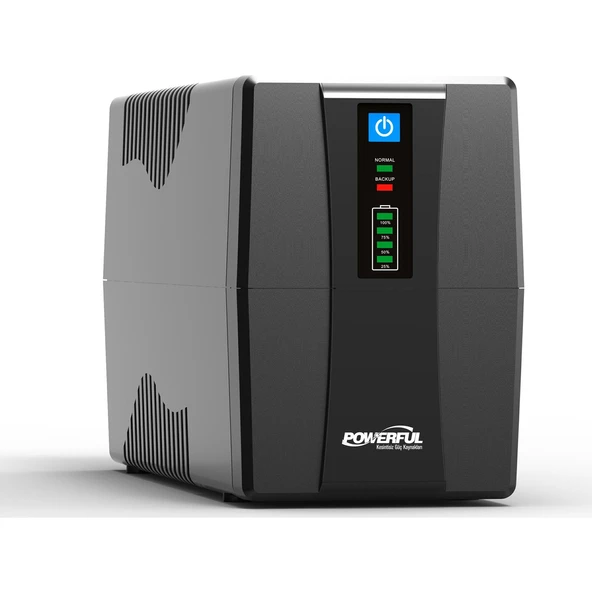 Powerful SLE-650 650VA 600VA Line Intreractive UPS Kesintisiz Güç Kaynağı ürün görseli 1
