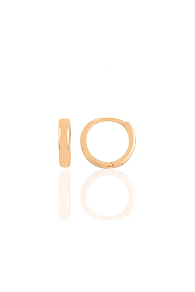 Gümüş rose 11 mm halka küpe Tragus Piercing Helix Kıkırdak Küpesi SGTL11755ROSE ürün görseli 1