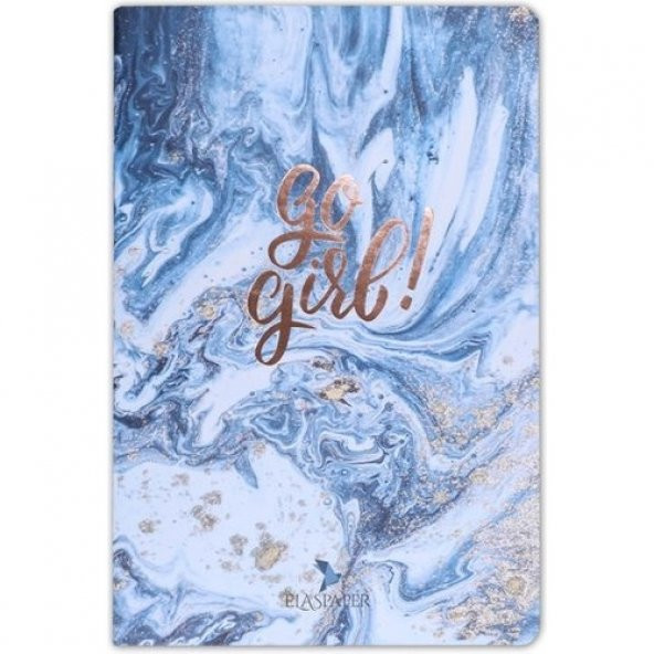 Marble Mavi Go Girl! Defter ürün görseli 1