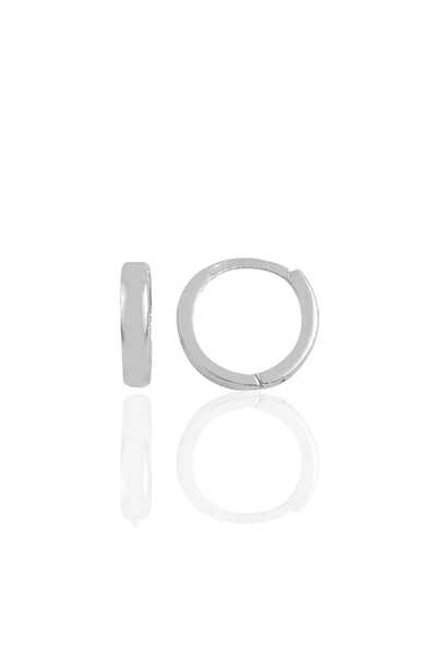 Gümüş rodyumlu 12 mm halka küpe  SGTL11756RODAJ ürün görseli 1