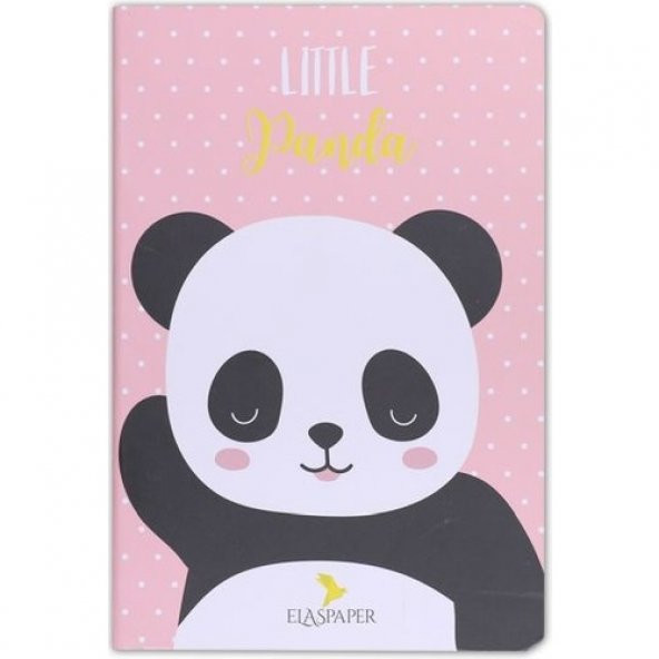 Panda Little Pembe Defter ürün görseli 1