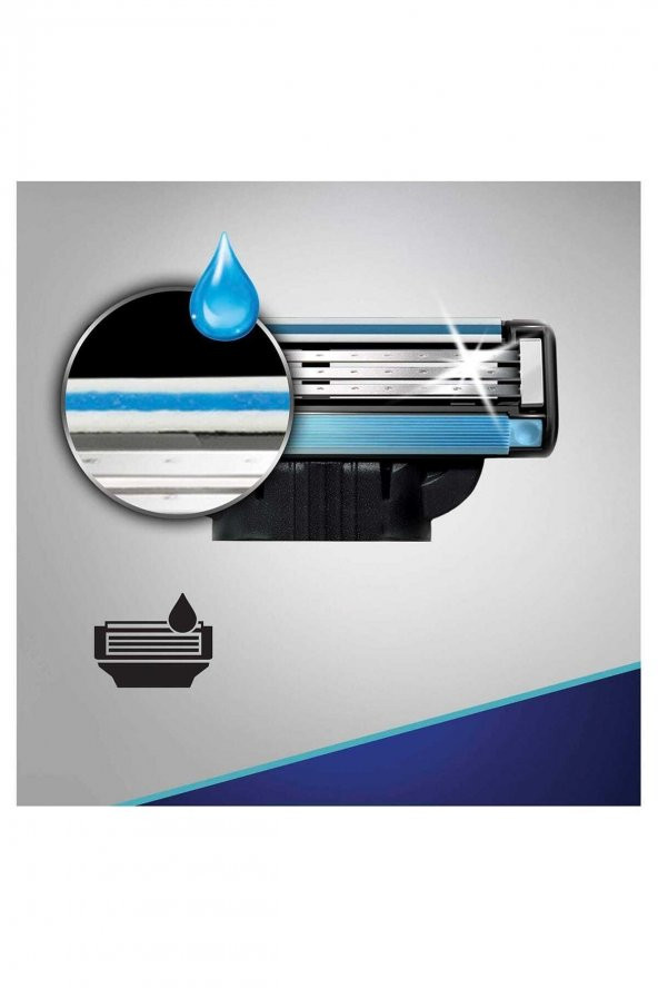 Gillette Mach 3 8li Yedek Tıraş Bıçağı - Resim 3