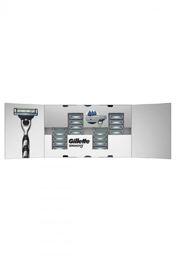 Gillette Mach 3 18li Yedek Tıraş Bıçağı - Resim 2