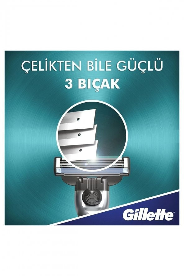 Gillette Mach 3 18li Yedek Tıraş Bıçağı - Resim 3
