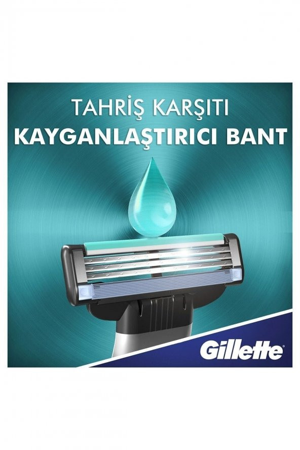 Gillette Mach 3 18li Yedek Tıraş Bıçağı - Resim 4